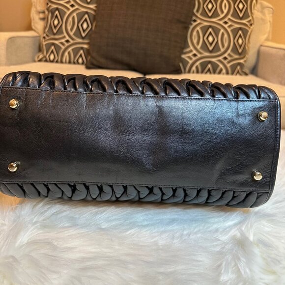 Coach Nolita Large Gathered Leather Satchel - Picture 8 of 12